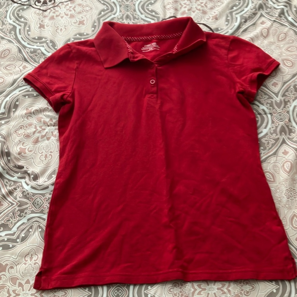 Red Collared Ultimate School Uniform Polo
